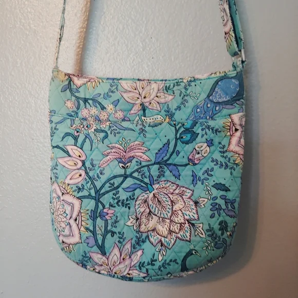 Vera Bradley 2 Piece Purse Wallet Set Floral Crossbody - Picture 6 of 16